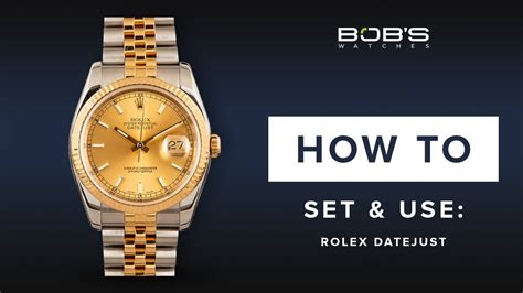 rolex just time|how to change rolex time.